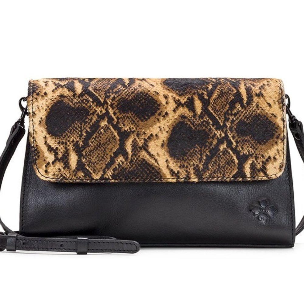 NWT Patricia Nash Python Tijola Python Leather Bag